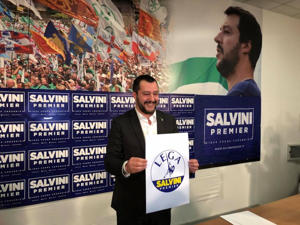 Lega Ecco Il Nuovo Simbolo Ufficiale L addio Al Nord IlGiornale it