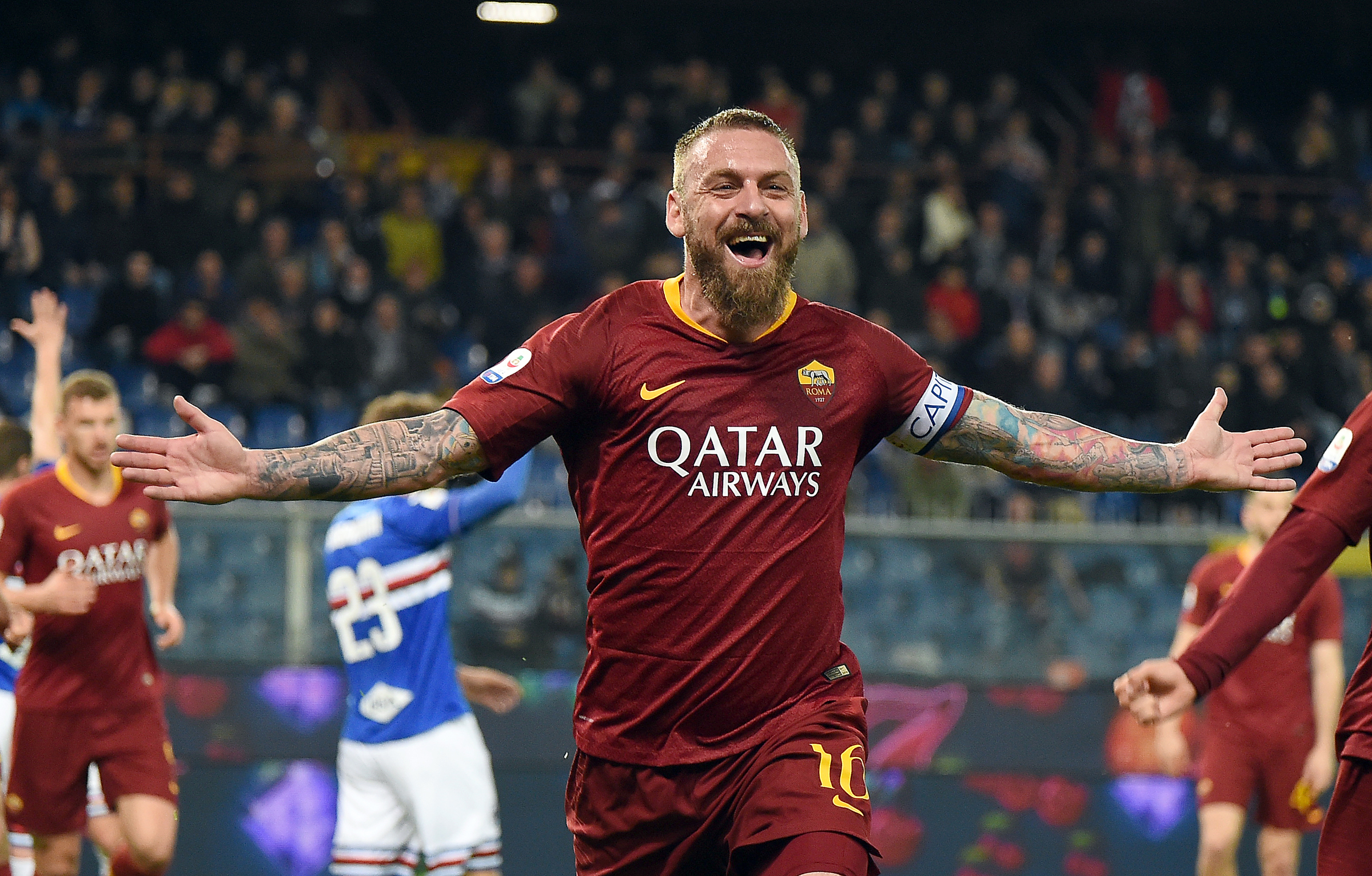 Lolimpico Si Commuove Per De Rossi Ilgiornaleit