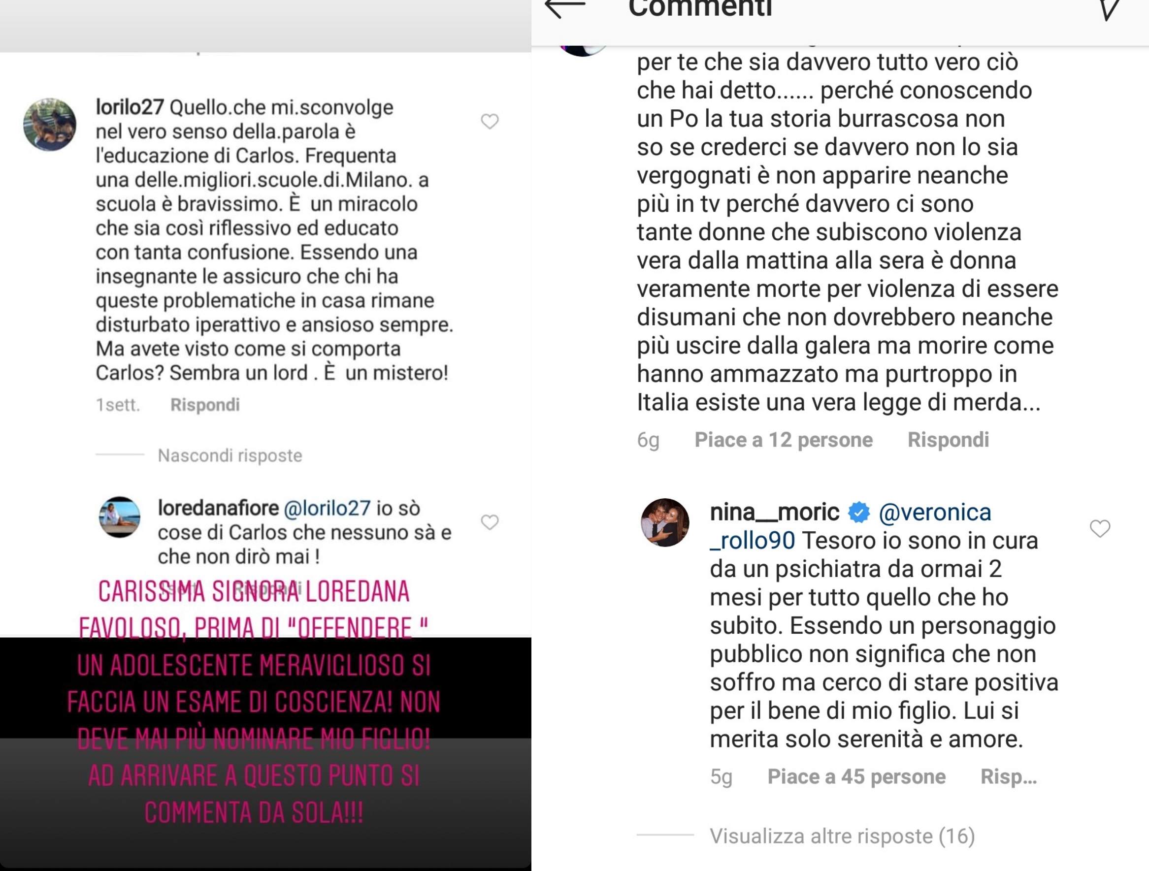Nina Moric Contro La Suocera Si Vergogni Non Nomini Piu Carlos Ilgiornale It