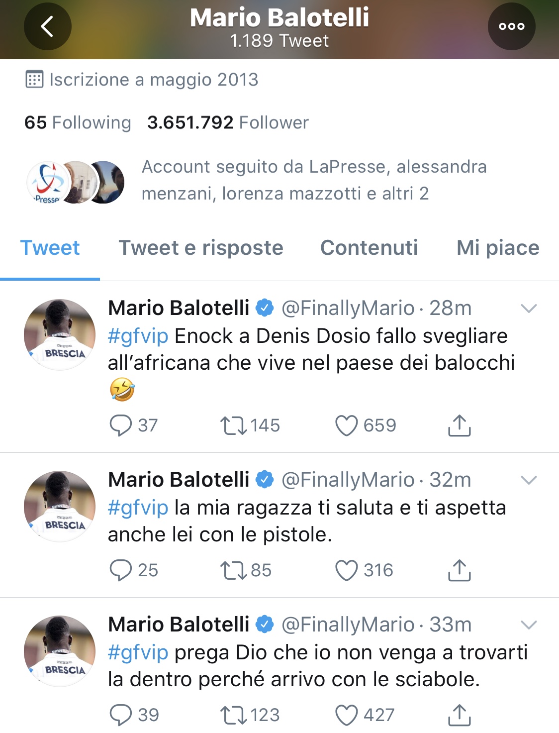 Gf Vip, Dayane Mello torna sulla relazione con Balotelli e ...