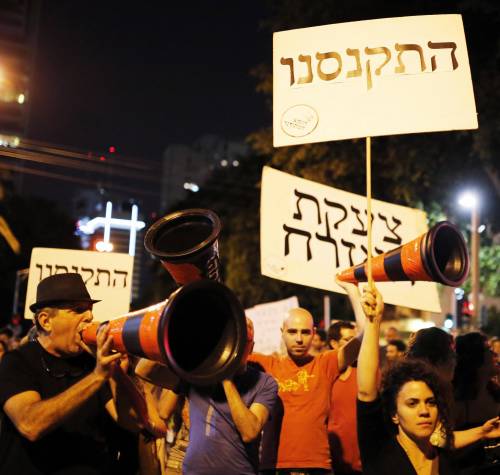 Austerity pure in Israele E la gente scende in piazza