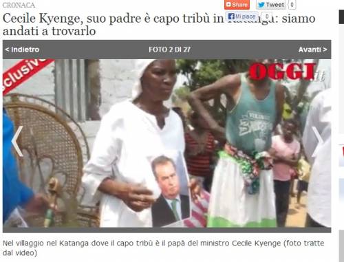 Il padre della Kyenge: "Signore, libera Calderoli dallo spirito maligno"