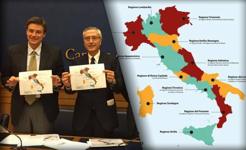 Il Pd vuole "ridisegnare" l'Italia: ecco le Regioni che spariranno