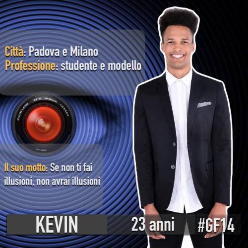 Grande Fratello 14: Kevin è il terzo concorrente