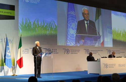 Mattarella e Ban Ki-Moon: uniti per la sfida fame zero