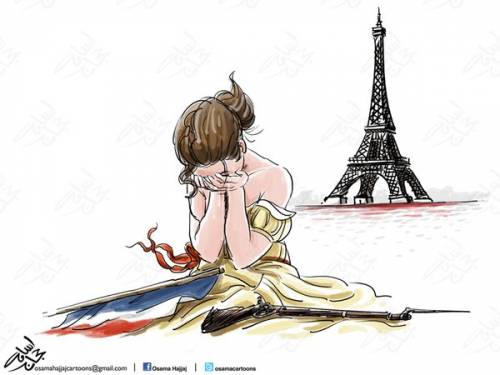 L Ironia Sulla Francia Ferita La Satira Dei Vignettisti Arabi Ilgiornale It