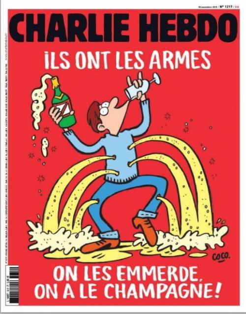 Charlie Hebdo: "Loro hanno le armi, noi lo champagne"