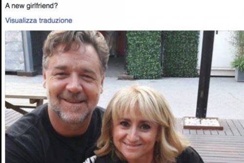 "Luciana Littizzetto ha una storia con Russel Crowe". Ma lei smentisce