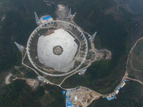 La Cina va a caccia di alieni con il radiotelescopio più grande del mondo