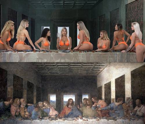 Sfregio all'Ultima Cena di Leonardo da Vinci e a tutto il mondo cristiano