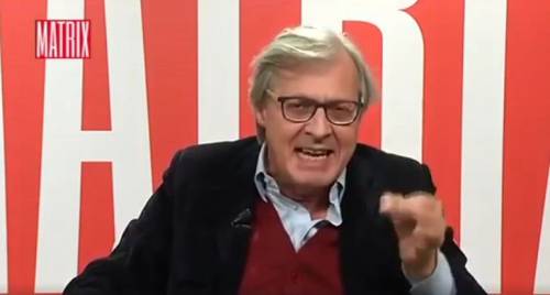 Vittorio Sgarbi show a Matrix: "Il vero Donald Trump è Renzi"