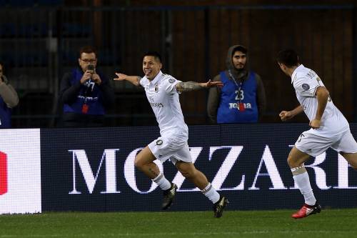 Lapadula e Suso fanno volare il Milan: 4-1 all'Empoli e 2 posto in solitaria