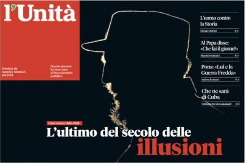 Dopo il titolo dell'Unità sulla morte di Castro, le scuse di Staino