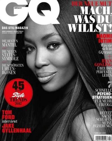 Naomi Campbell si spoglia per Gq a 46 anni