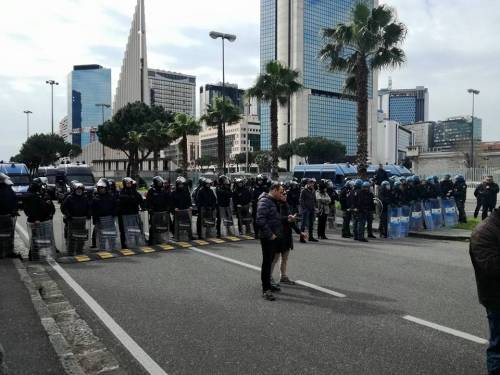 Corteo anti-Salvini a Napoli, scarcerati i due fermati