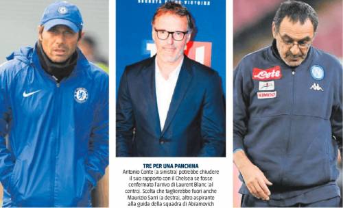 Il Chelsea va in Blanc. Conte e Sarri vanno in tilt