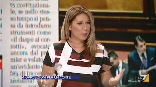 Gaia Tortora contro Travaglio: "Il vaffa? Non mi scuso"