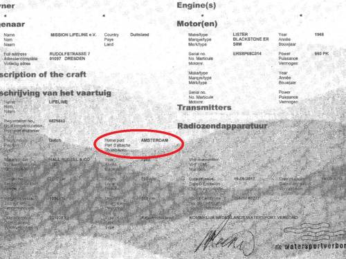 "Lifeline ha bandiera olandese", ma Amsterdam non vuole i migranti