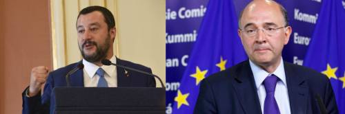 "Xenofobo", "Parli a vanvera". È scontro Moscovici-Salvini