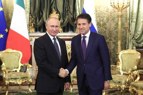 Conte da Putin: 'Via le sanzioni': firmati 13 accordi commerciali