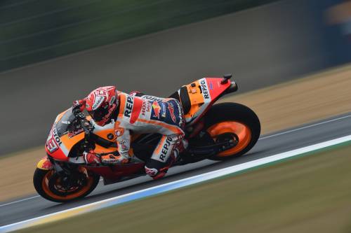 Motogp, Marquez in pole a Le Mans. Quarto Dovizioso, quinto Rossi