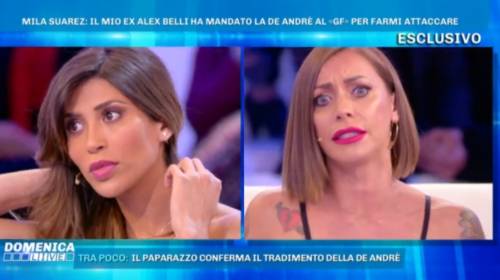 Gf, Karina attacca Mila: "Denunci la De André perché ti ha dato della cellulitica"