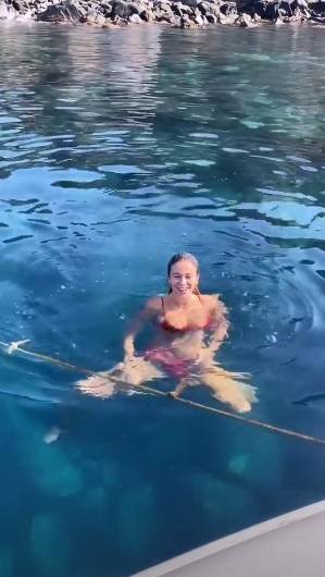 Diletta Leotta vola in Sicilia dalla sua famiglia