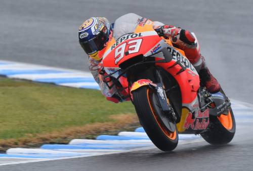 Motogp, vince sempre Marquez. Dovizioso terzo, Valentino Rossi fuori