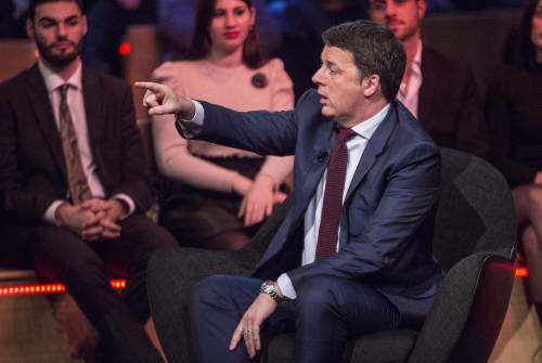 Renzi e Conte al banchetto M5s