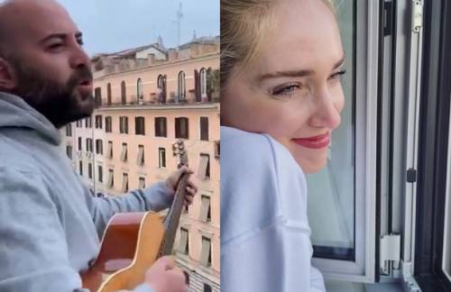 Dai Ferragnez a Sangiorgi, tutta Italia canta l'Inno da casa. Uniti contro il virus