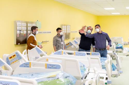 Milano, Terapia intensiva pronta. Costruita in sette giorni