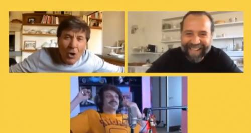 Gianni Morandi avverte Rovazzi: "Se non fai una cosa con me sei morto"