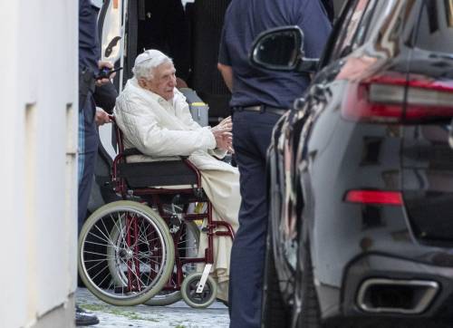 La lezione di Ratzinger in foto