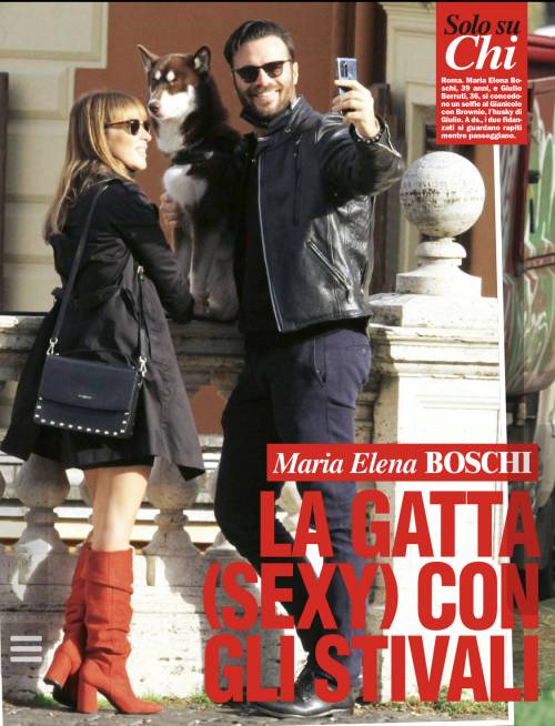 Maria Elena Boschi innamorata a Roma (con la mascherina abbassata)
