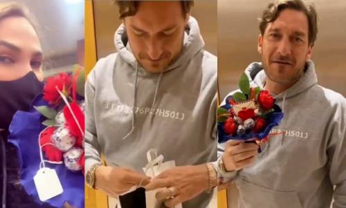 "Ti piace?", "Ma vattene a f......": il San Valentino di Ilary e Totti scatena le risate
