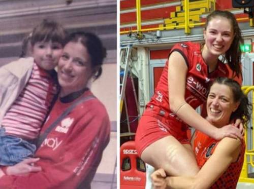 Se mamma e figlia si sfidano sotto rete
