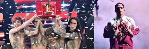 I Maneskin sbancano a Sanremo. Ma la star è Achille Lauro-insanguinato