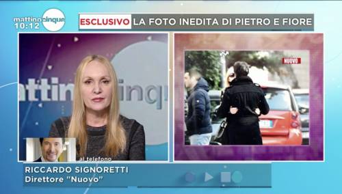 Gf Vip, la foto di Delle Piane e Fiore Argento "a distanza di bacio"