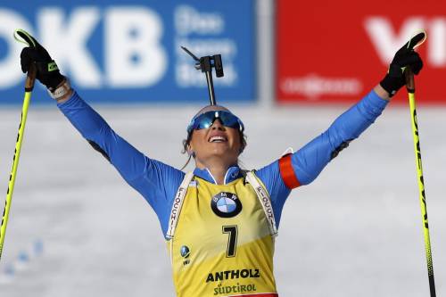 Mondiali di biathlon, Dorothea Wierer d'oro nell'inseguimento