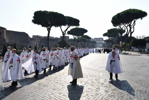 I Templari in marcia a Roma 8