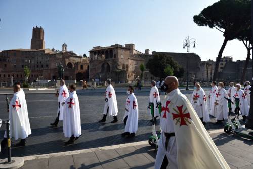 I Templari in marcia a Roma 9