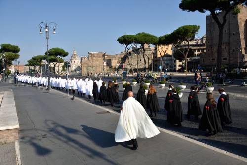 I Templari in marcia a Roma 11