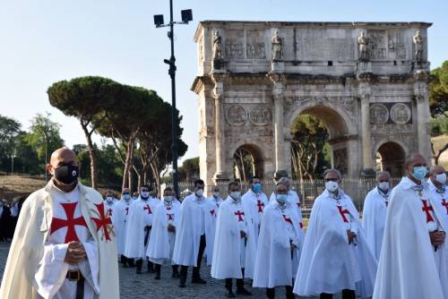 I Templari in marcia a Roma 14