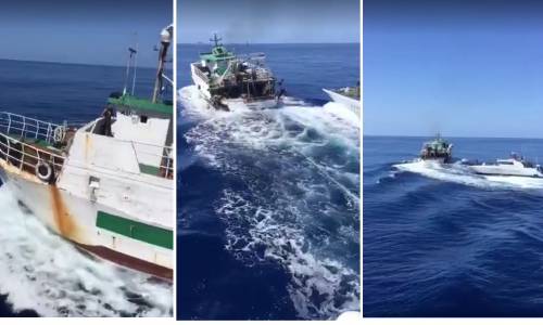 I tunisini speronano la Gdf. Pioggia di fuoco con 400 colpi I tunisini speronano la Gdf. Pioggia di fuoco con 400 colpi