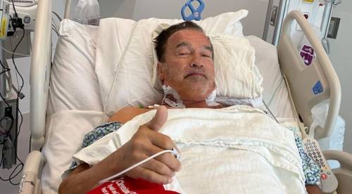 Arnold Schwarzenegger operato d Arnold Schwarzenegger operato d