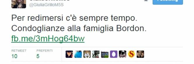 Sui Social Gaffe Di Una Grillina Sulla Morte Di Bordon Ilgiornale It