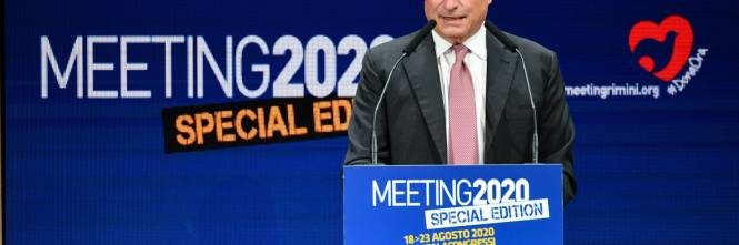 Mario Draghi dal Meeting di Rimini: "Il futuro dei giovani è a ...