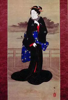 Una geisha bella come la natura