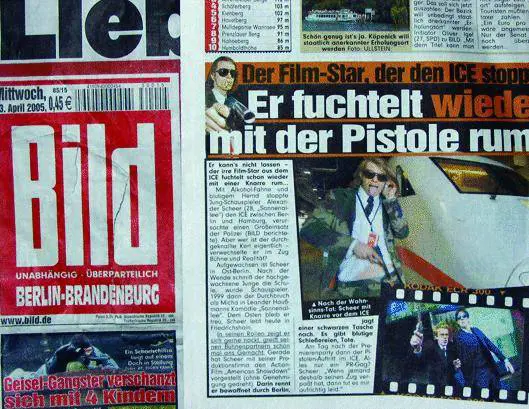 La Bild Zeitung «spara» su Genova