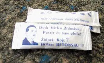 Croazia, Hitler al bar in bustine di zucchero